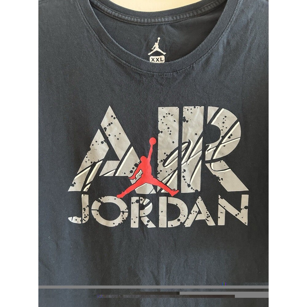 MICHAEL JORDAN Air Jordan T-Shirt BLK / WHT / RED Size XXL - Picture 3 of 9